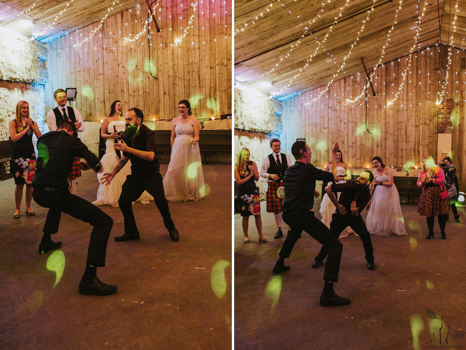 Wedding Ceilidh dancing