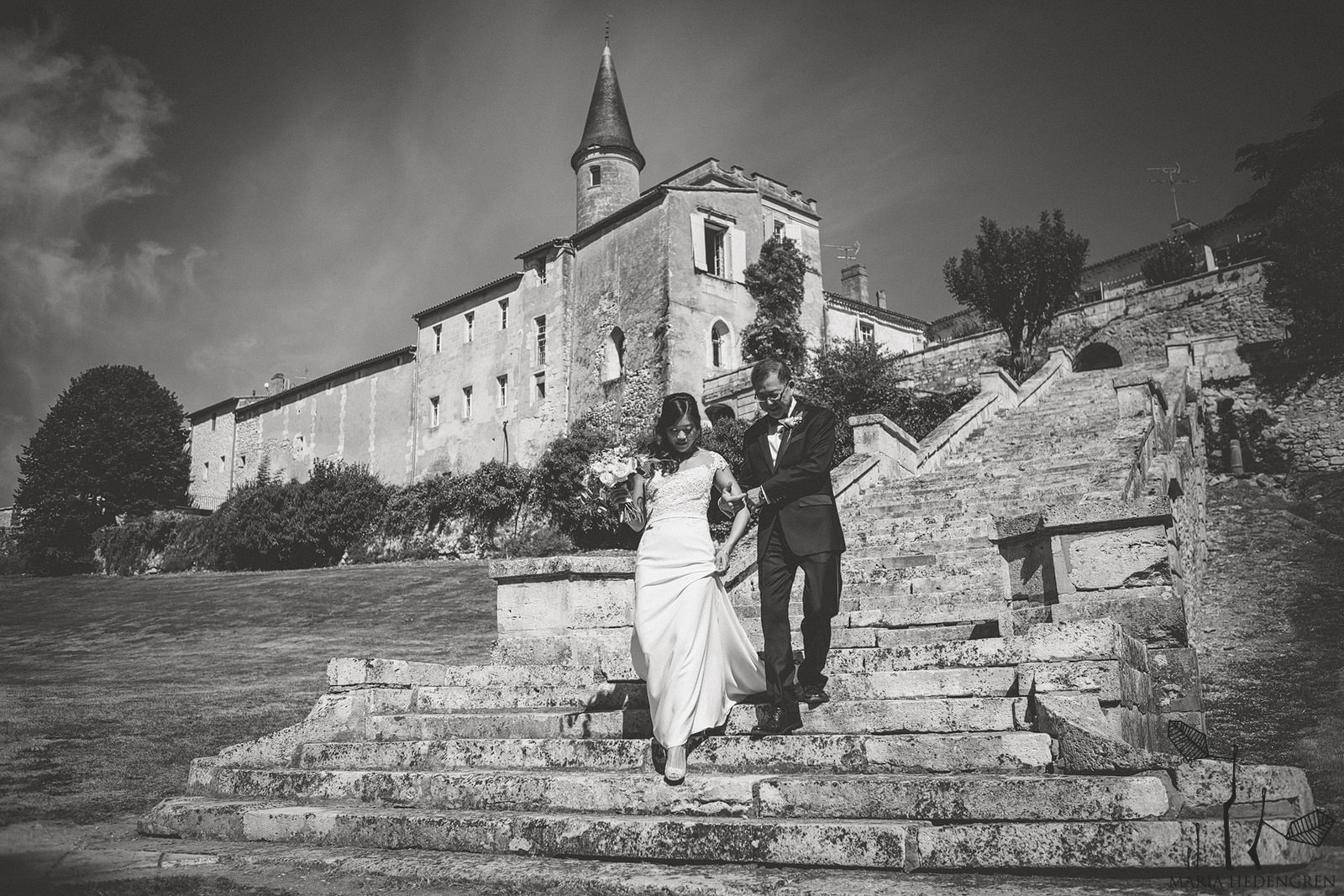wedding at chateau lagorce