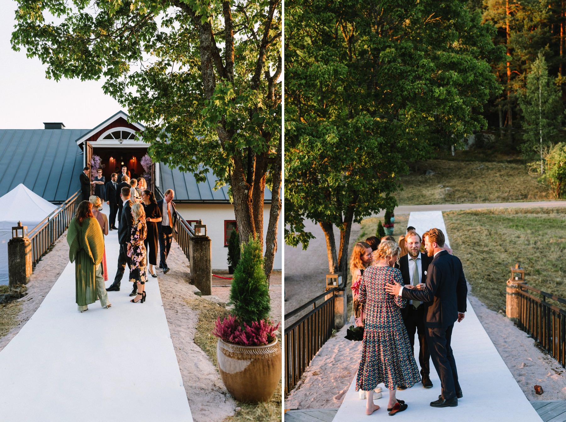 private barn wedding