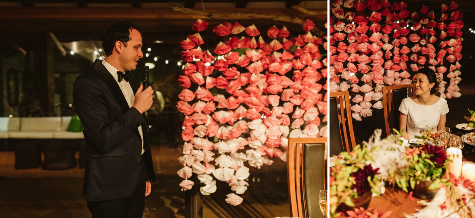 grooms speech at Japanese wedding
