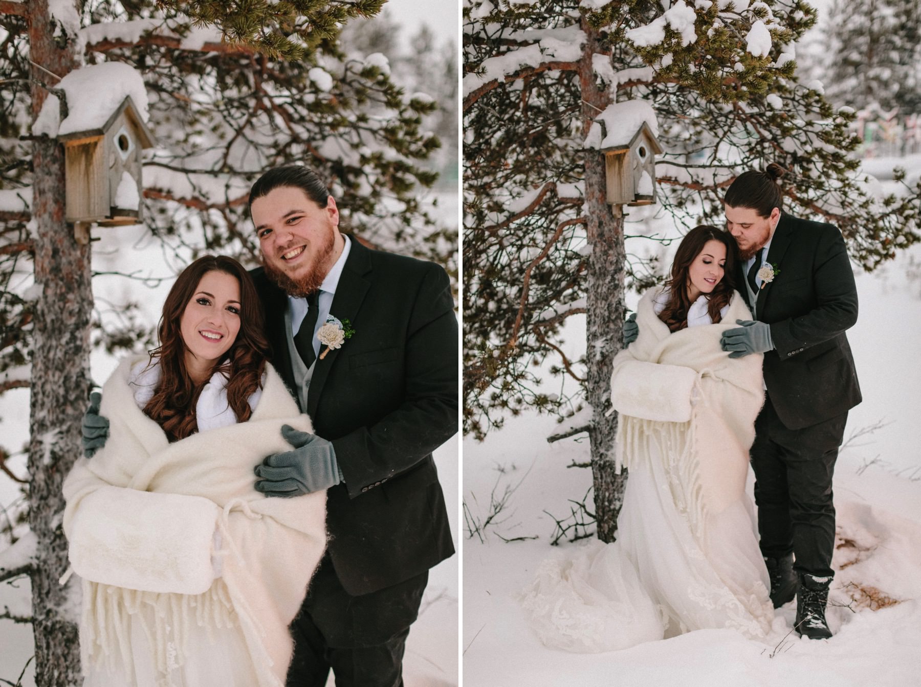 winter wedding in Lapland
