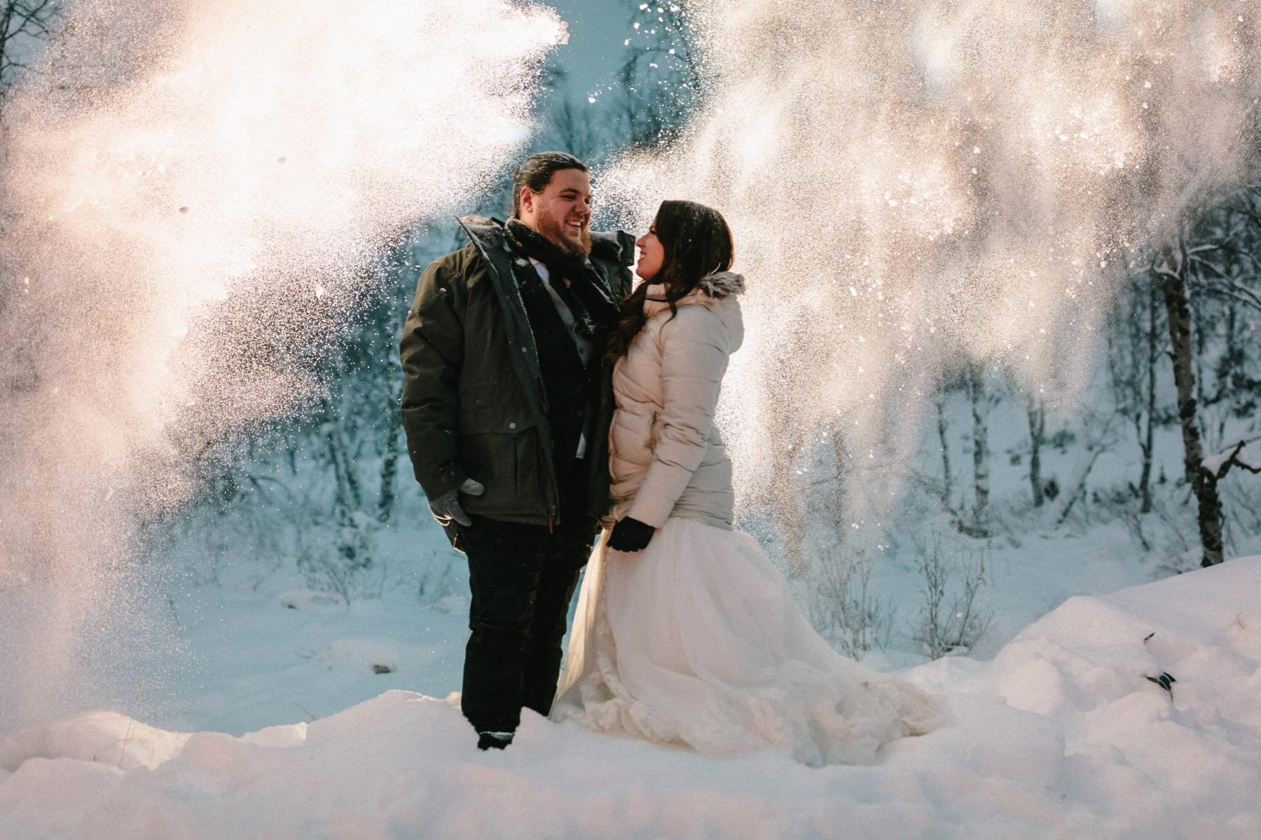winter wedding Lapland