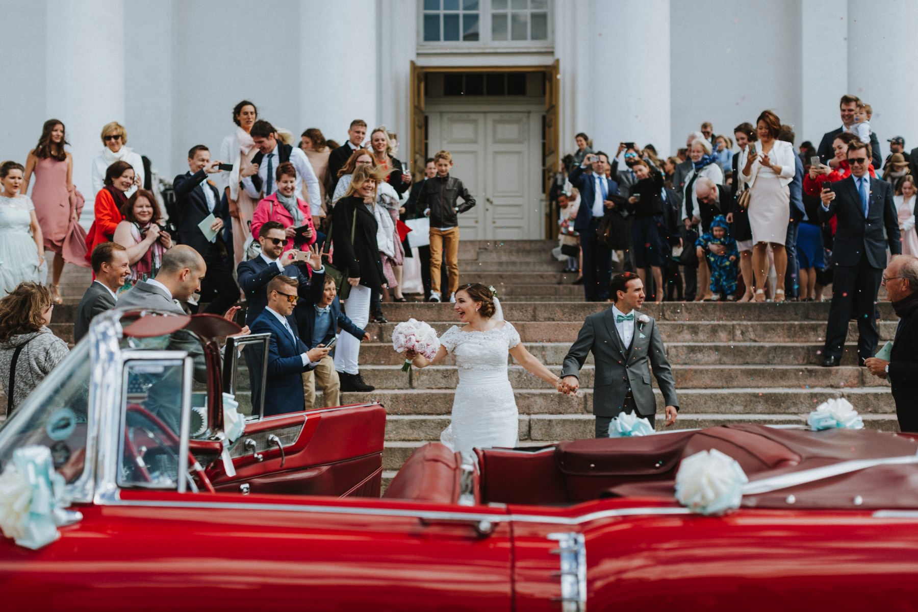 Helsinki cathedral wedding