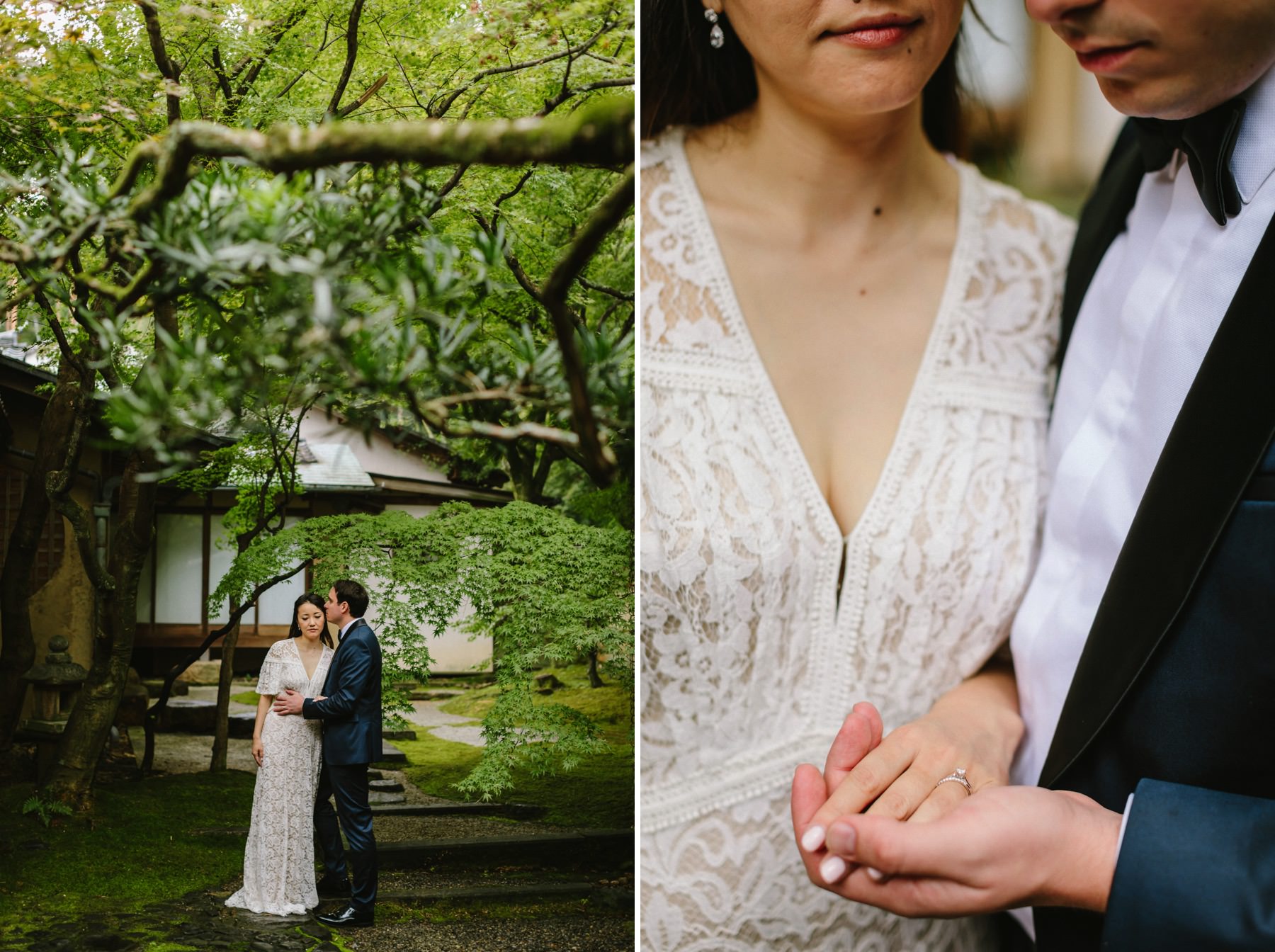 wedding photography Kyoto Japanese garden