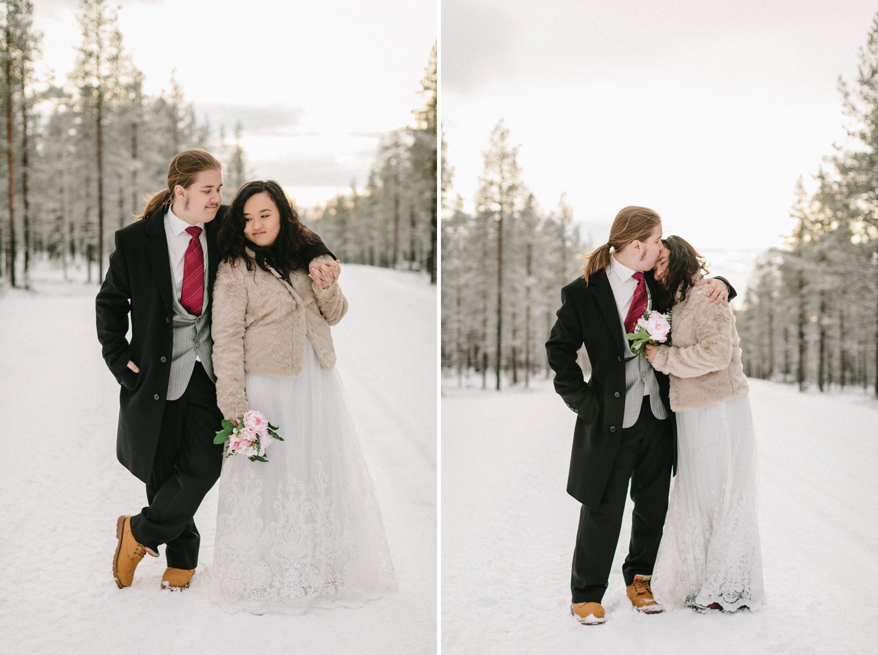 best pre-wedding photographer Lapland