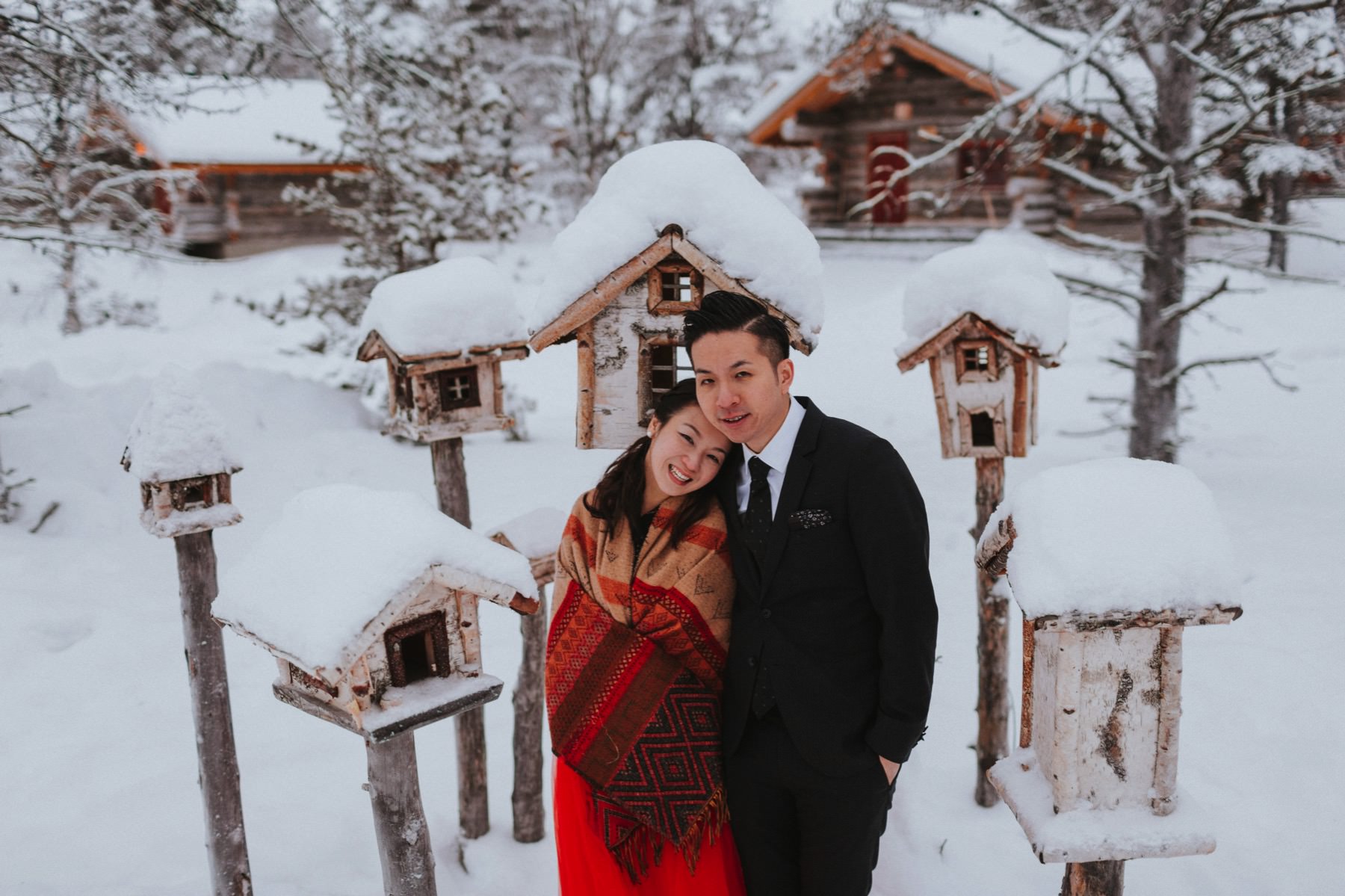 winter honeymoon Lapland