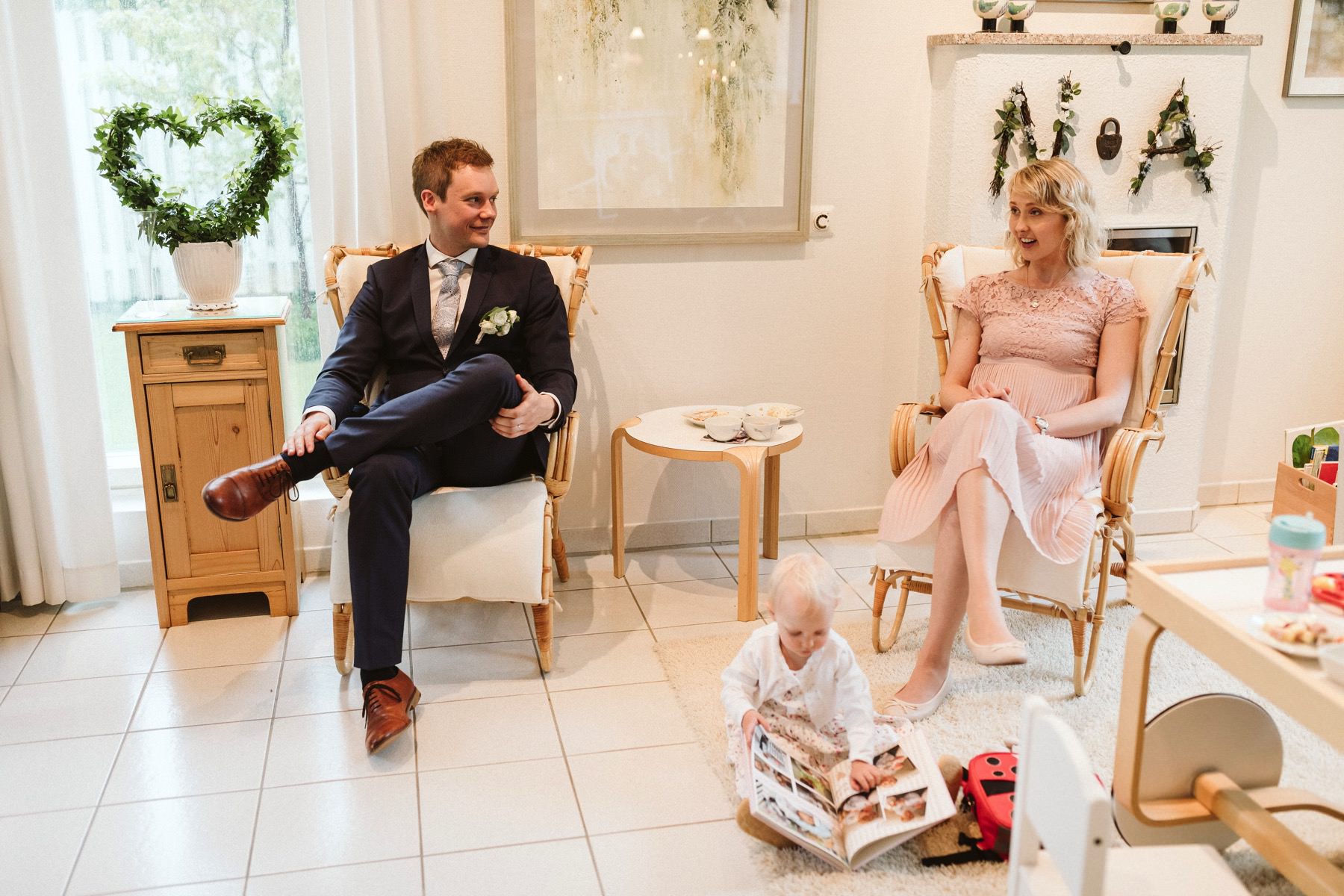 home wedding in Finland