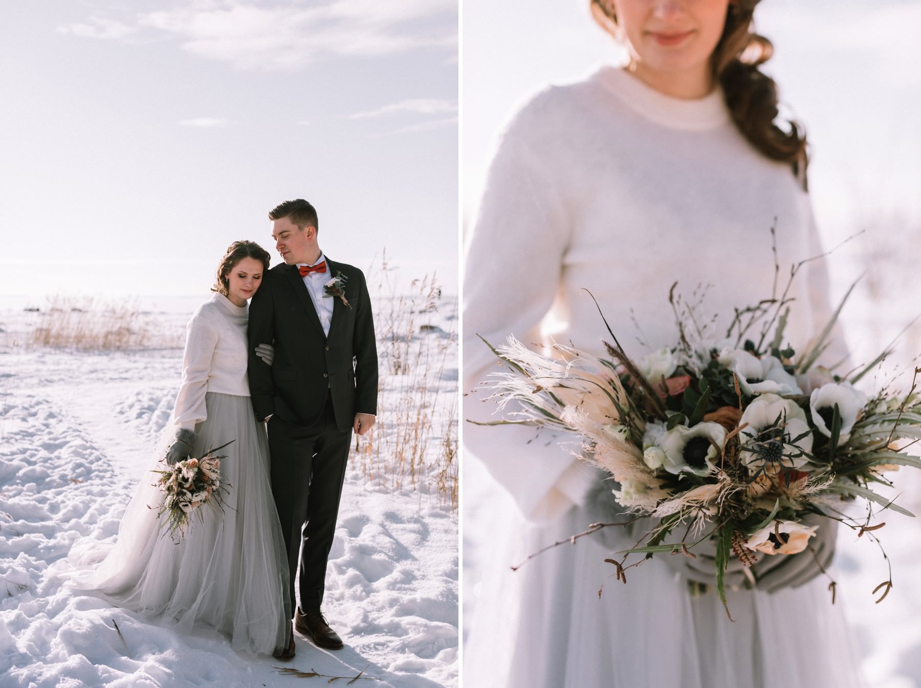 Winter wedding in Finland