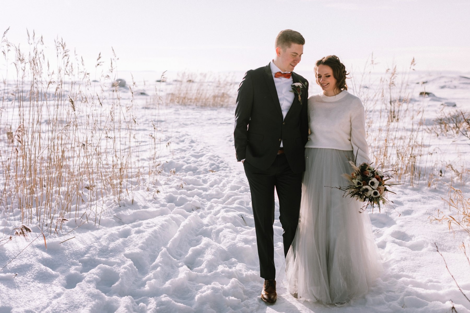 Finland winter wedding