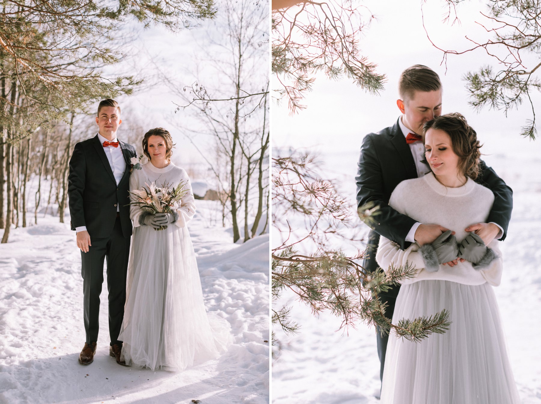 Finland winter wedding