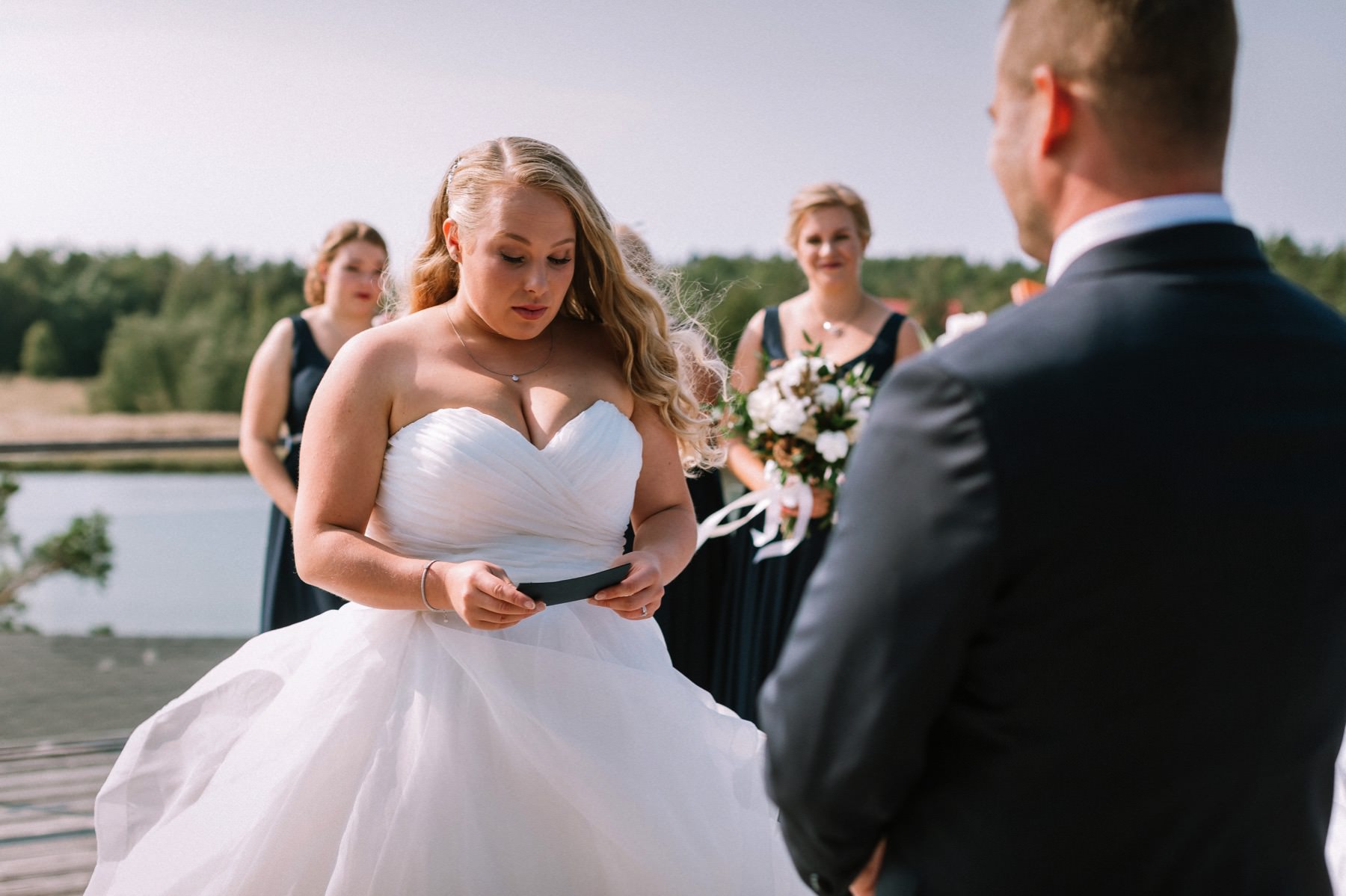 Outdoor wedding Finland