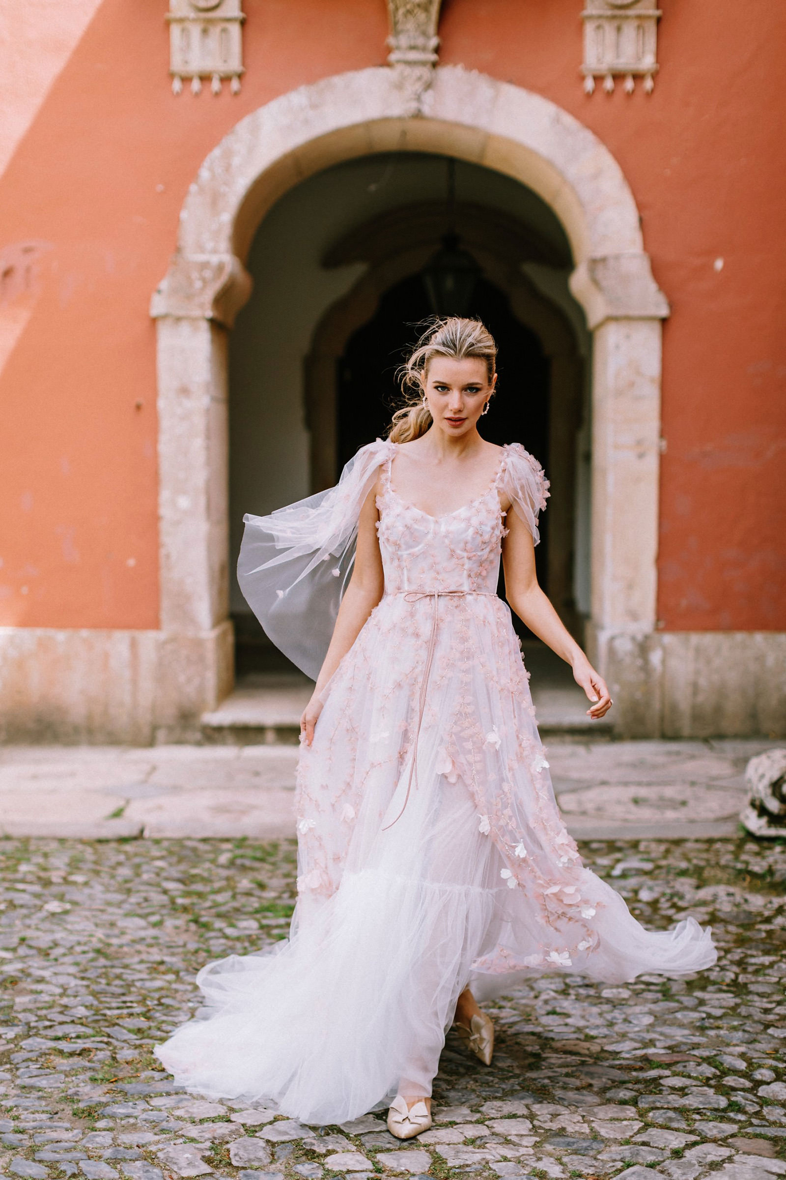 bridal designer wedding dress editorial