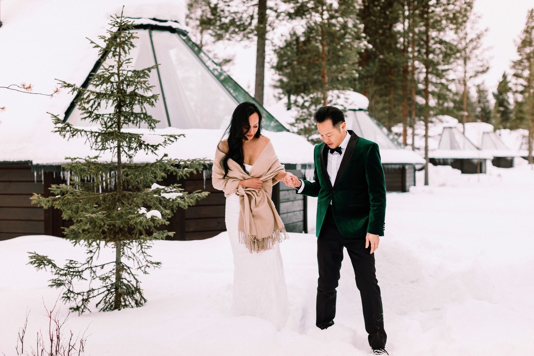 pre wedding photographer Lapland