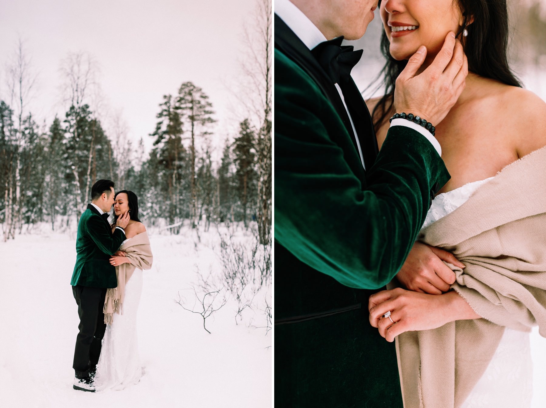 elopement photographer Lapland