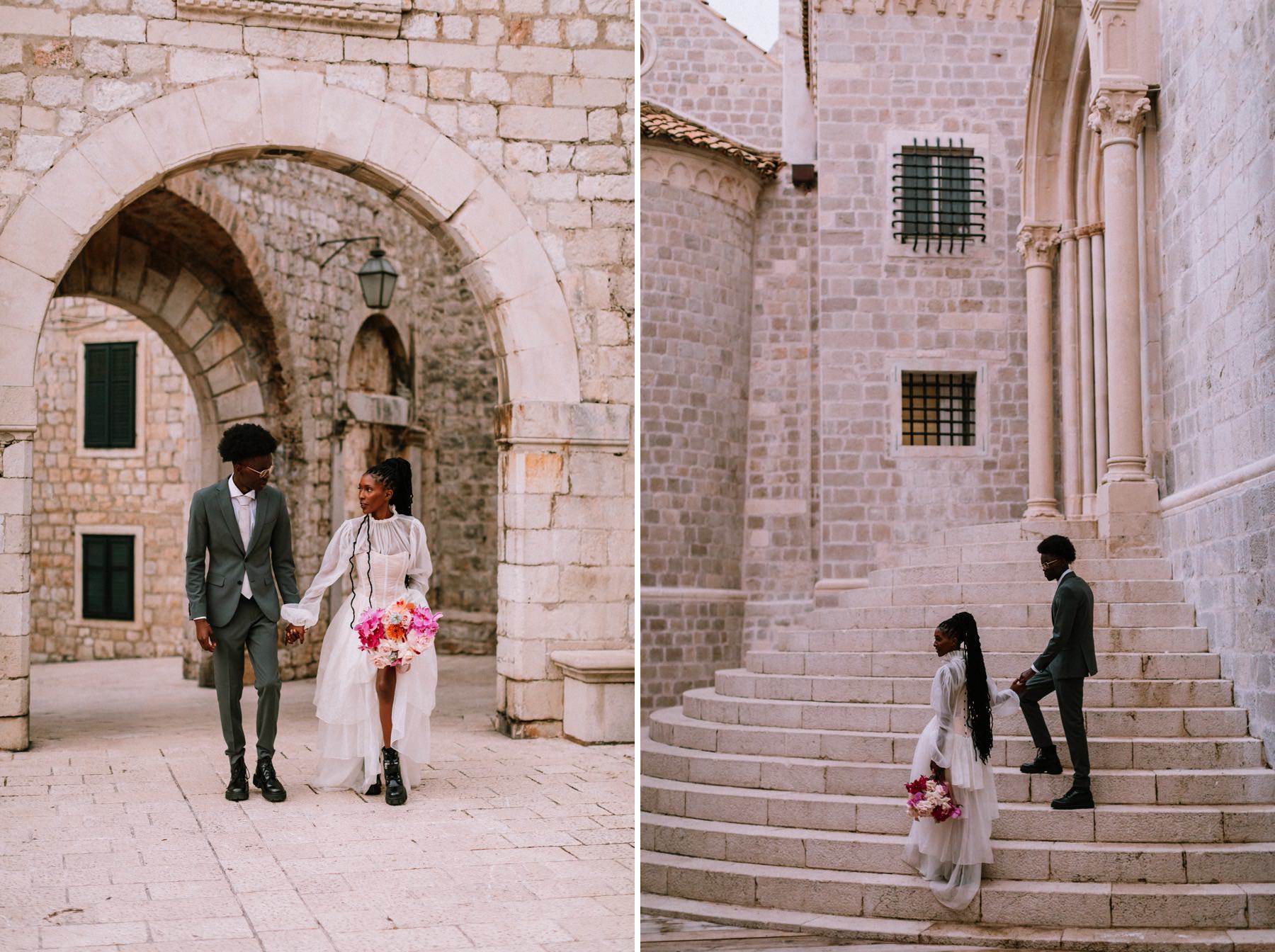 Dubrovnik old town wedding photographer