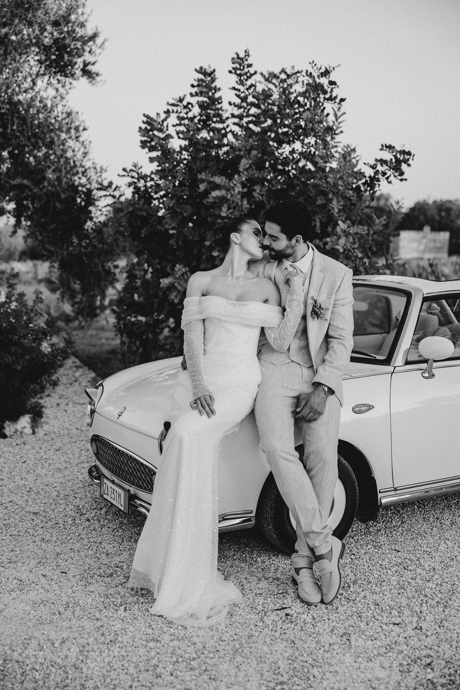 Italian wedding car