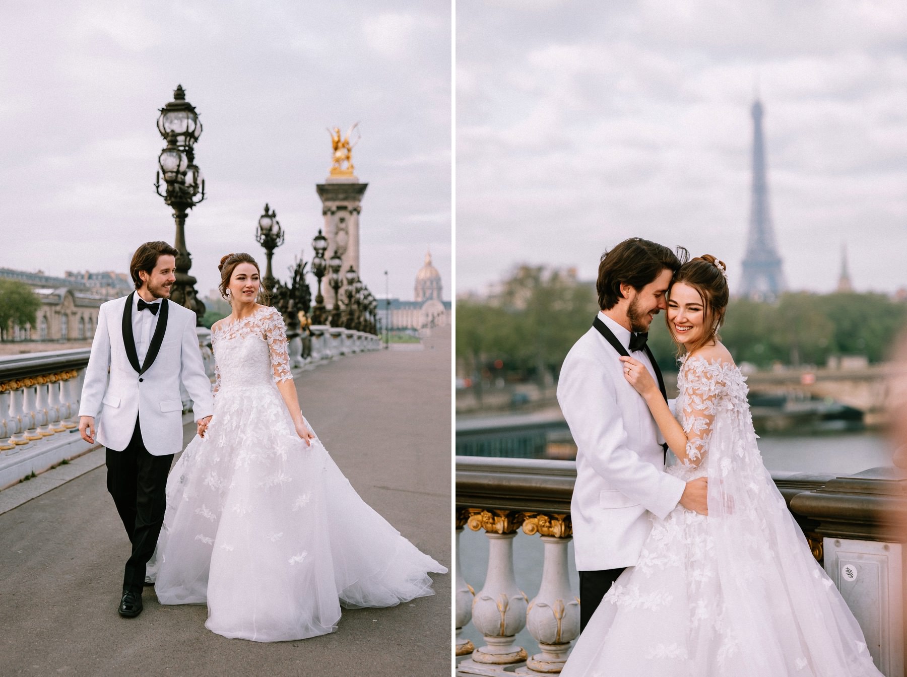 Paris wedding portraits session