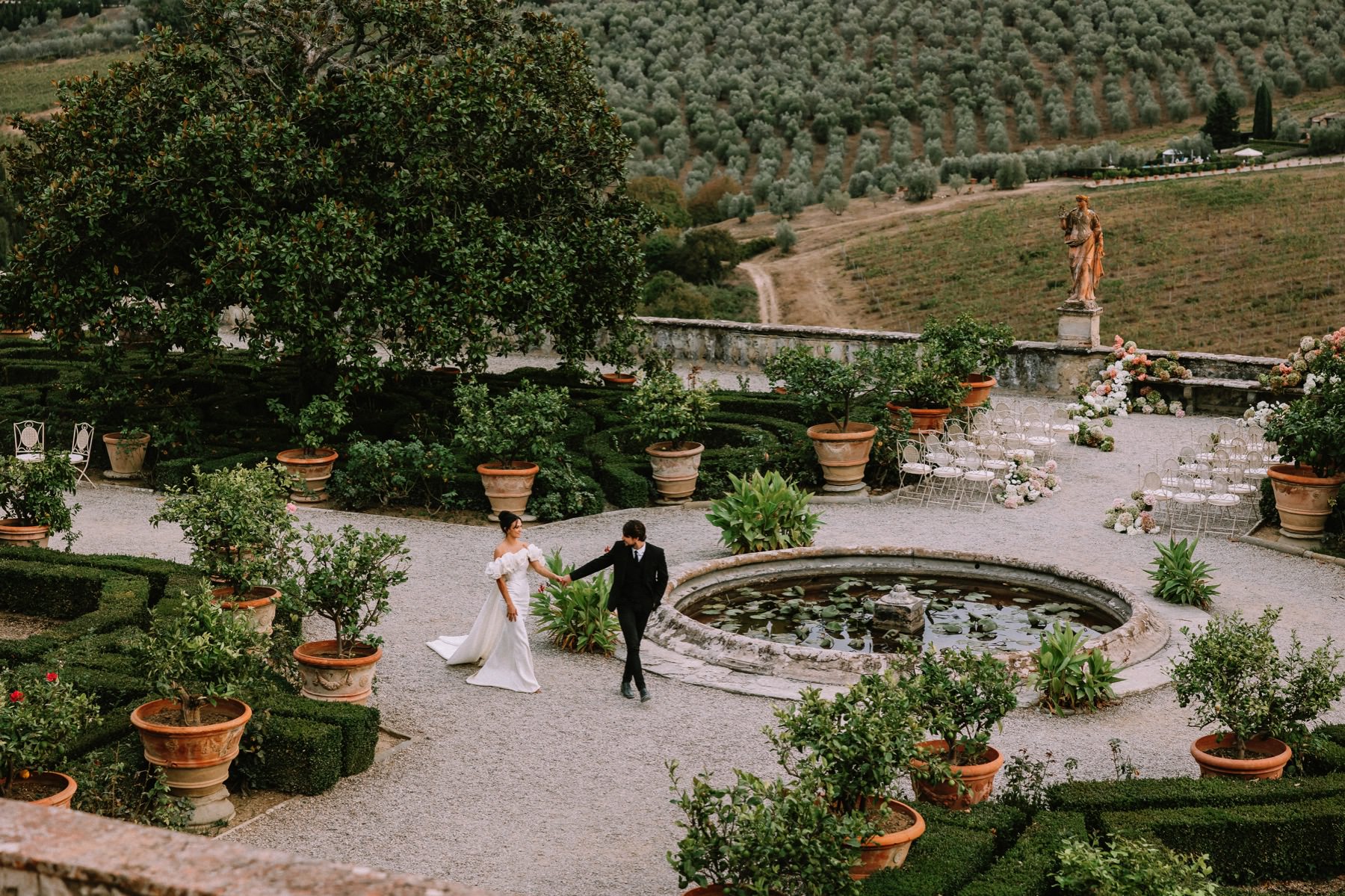 destination wedding Florence villa Corsini