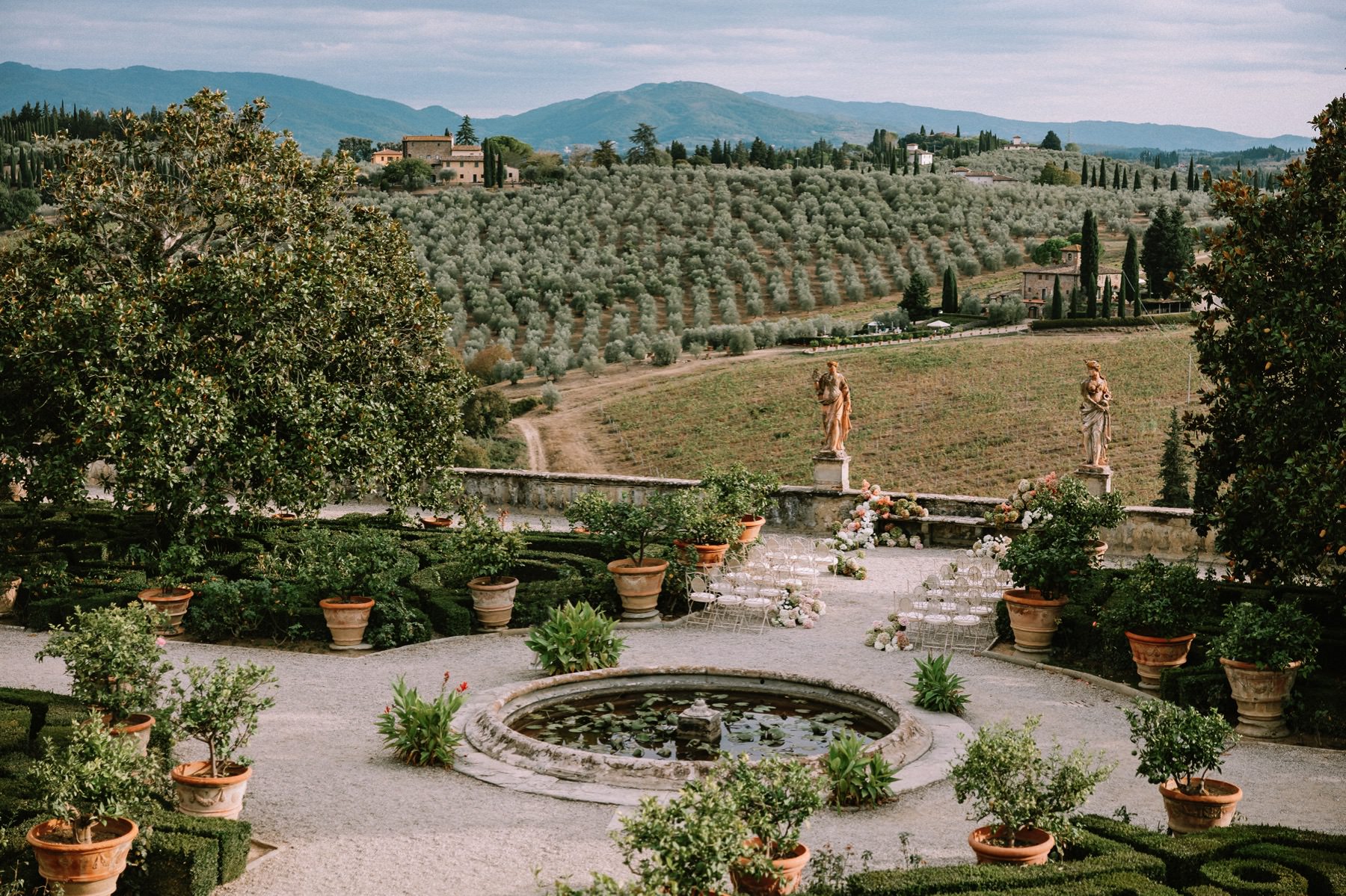 Tuscan dream wedding venue