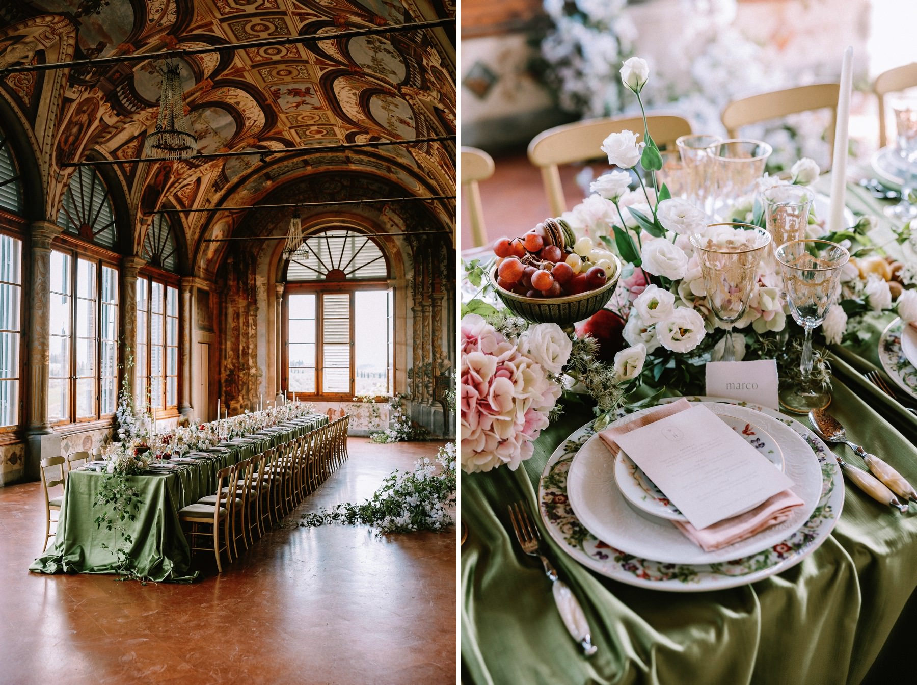 Tuscany villa wedding venue