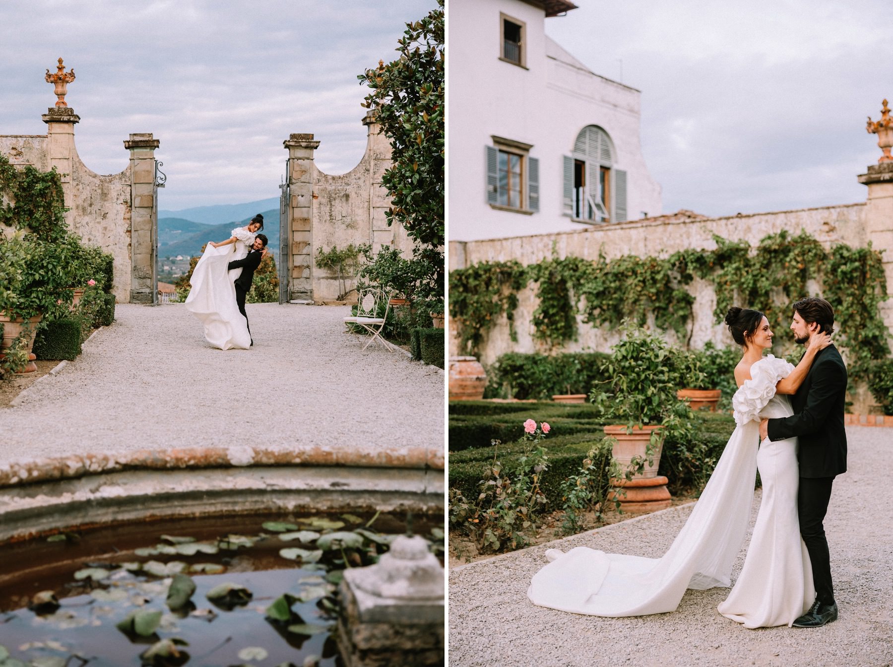 Villa Corsini garden wedding
